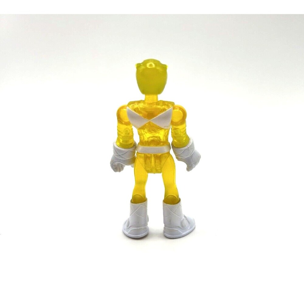 Imaginext Yellow Power Ranger Translucent Clear Action Figure - Picture 6 of 6